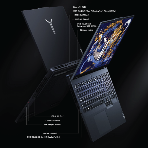 Legion 5i Pro (2024) I9-14900HX | 32GB | 1TB | RTX 4070 | 16" 2.5K 240Hz - Ảnh 7