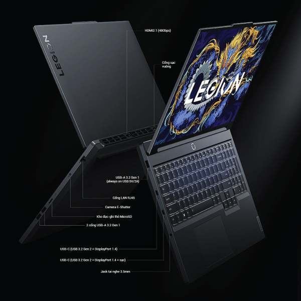 Legion 5i (2024) I7-14650HX | 16GB | 1TB | RTX 4060 | 16" 2.5K 165Hz - Ảnh 6